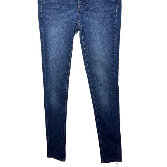 NY&Co Soho Jeans Size 0 Tall Skinny Stretch Dark Wash High Rise Denim Pants - Picture 3 of 11